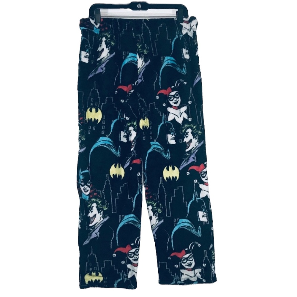 Batman Joker Harley Quinn Pajama Pants Plushie Size Large (12/14)